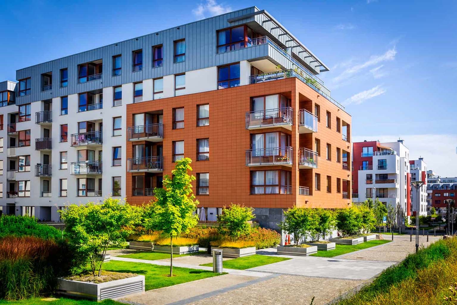 Modern Apartment Building